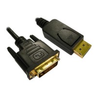 OEM 1 Meter Display Port M to DVI-D M Cable Black