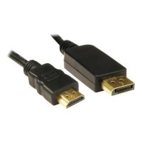 OEM 2 Meter DisplayPort To HDMI Male Cable Black