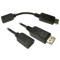 DisplayPort to HDMI Male-To-Female Adapter