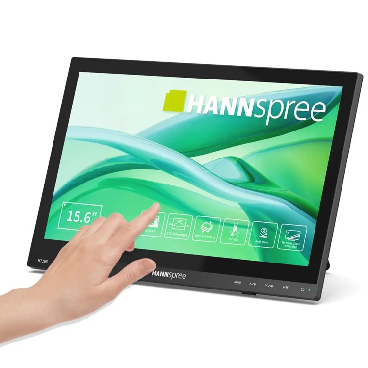 HANNspree HT165HPB 15.6" IPS Full HD 10-Point P-Cap Touch Monitor