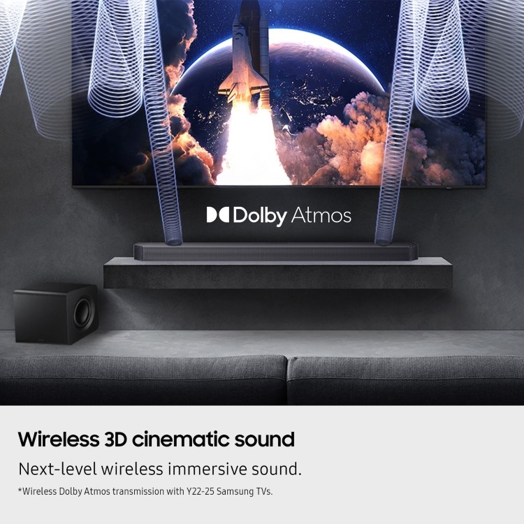Samsung Q930F Q-Series Soundbar with Subwoofer and Rear Speakers