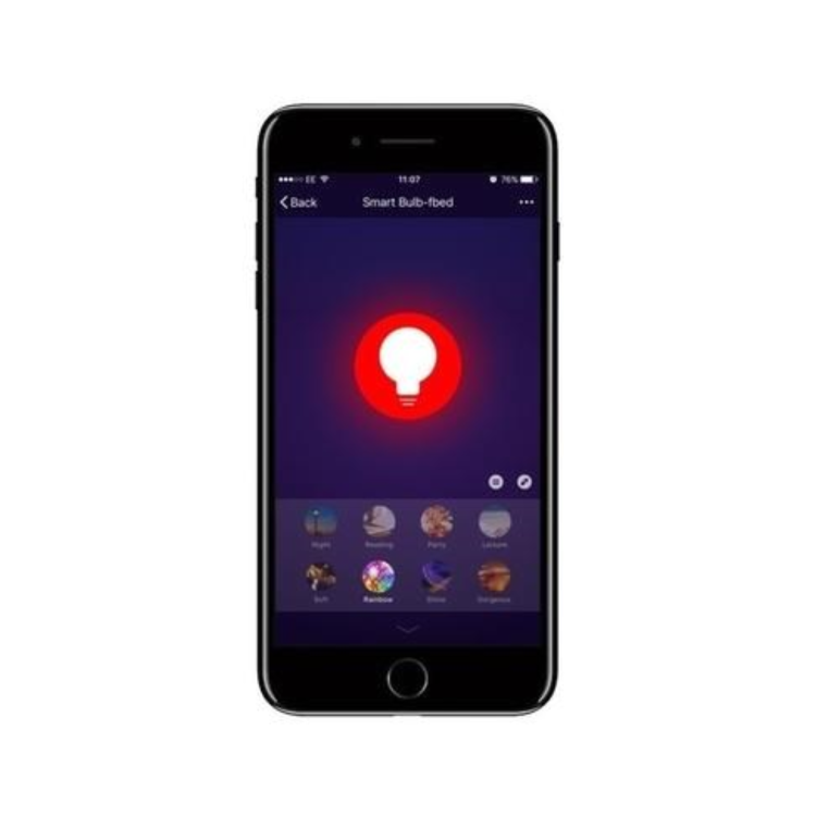 electriQ Dimmable Smart colour Wifi LED Bulb with B22 bayonet base - Alexa & Google Home compatible