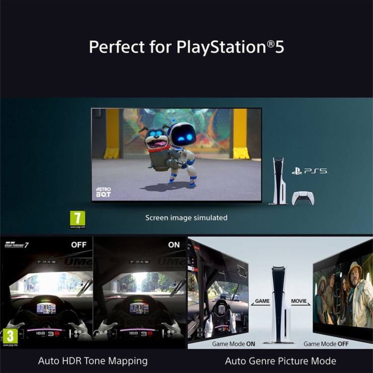 Sony BRAVIA K75S38B 75" 4K Ultra HD Smart LED TV  HDR Dolby Vision & Google TV