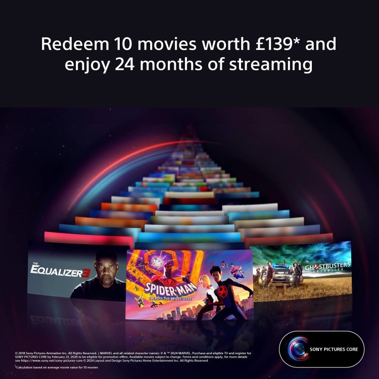 Sony K55XR80PU 55-Inch 4K Ultra HD HDR Smart TV  Google TV & Dolby Vision