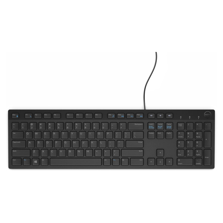 Dell Multimedia Wired Keyboard Black