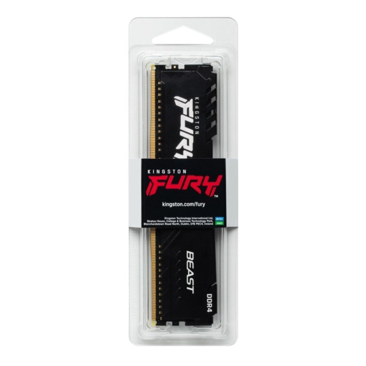 Kingston FURY Beast Black 32GB 1x32GB DDR4 3200MHz DIMM Desktop Memory