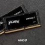 Kingston FURY Impact 8GB (1x8GB) SO-DIMM DDR4 3200MHz Laptop Memory