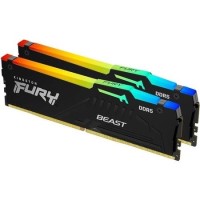 Kingston FURY Beast RGB 64GB (2x32GB) DIMM 6000MT/s DDR5 Desktop Memory