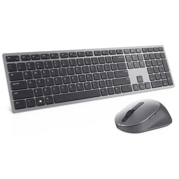 Dell Premier Multi-Device Wireless Keyboard and Mouse Combo Grey