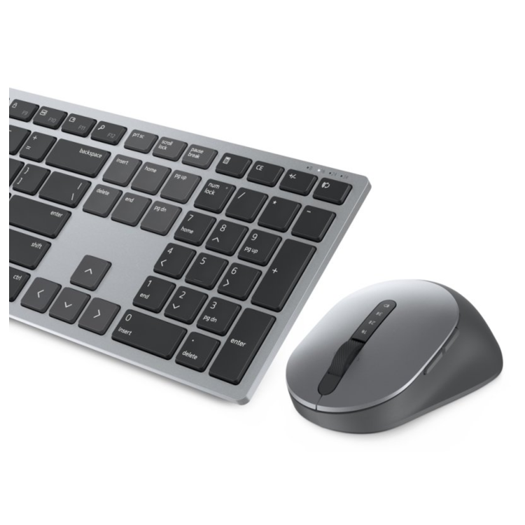 Dell Premier Multi-Device Wireless Keyboard and Mouse Combo Grey