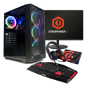 CyberPowerPC Eurus AMD Ryzen 5 5600G 8GB RAM 500GB M.2 NVMe SSD + 23.8 Inch 100Hz 1ms Gaming Monitor