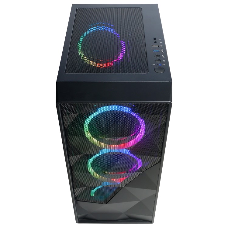 CyberPowerPC Eurus AMD Ryzen 5 5600G 8GB RAM 500GB M.2 NVMe SSD + 23.8 Inch 100Hz 1ms Gaming Monitor