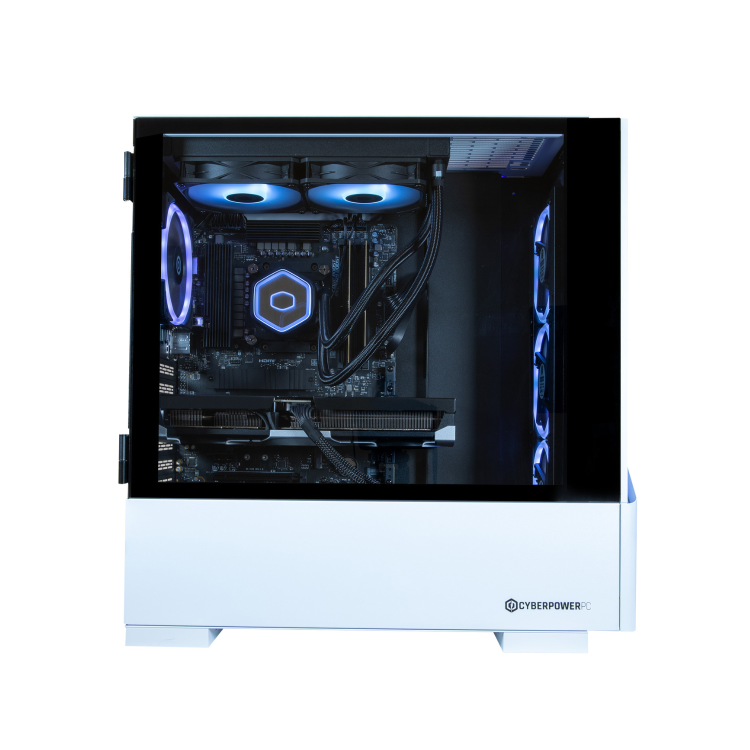 CyberPowerPC Lumina White AMD Ryzen 7 9800X3D 32GB RAM 2TB SSD RTX 5090 Windows 11 Gaming PC