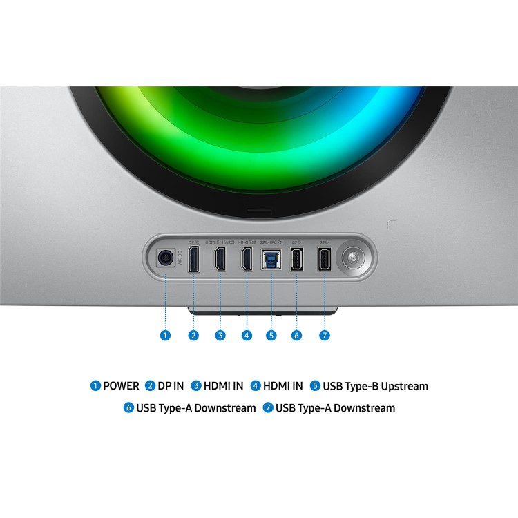 Samsung Odyssey G8 G85SD 34" OLED QHD 175Hz 0.03ms UltraWide Smart Gaming Monitor