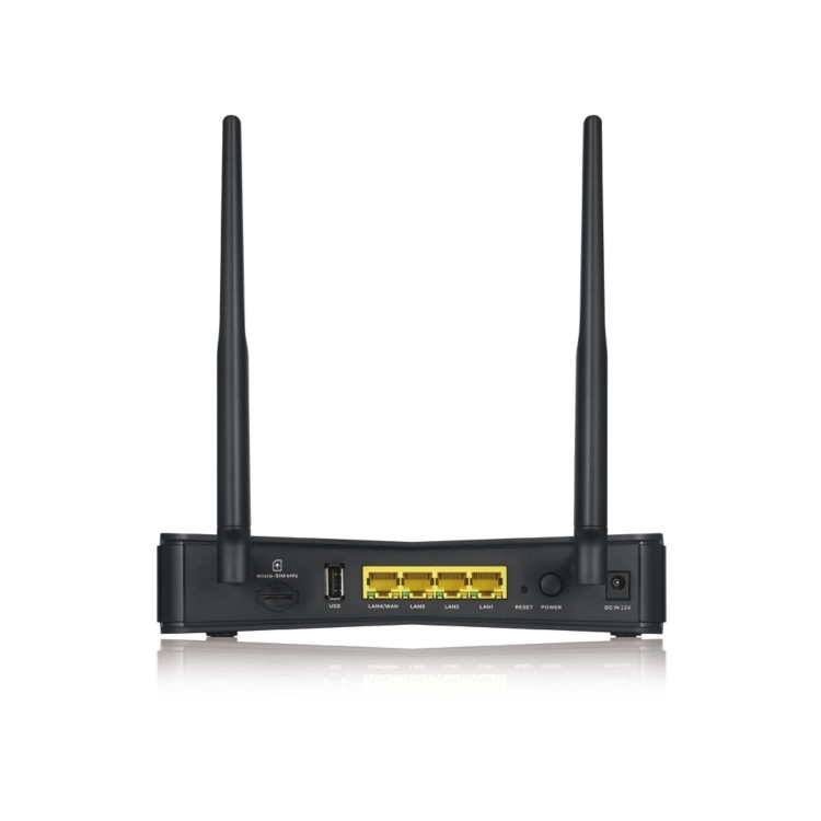 Zyxel LTE3301-PLUS WWAN 4-port 1GbE Wi-Fi 5 Dual Band 4G LTE-A Indoor Router