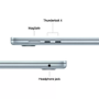Apple MacBook Air 15 Inch M4 16GB RAM 512GB SSD 2025 - Sky Blue