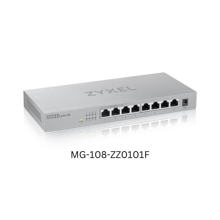 Zyxel MG-108 8-Ports Desktop 2.5G Unmanaged Switch