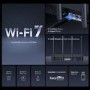 Mercusys MR27BE V1 - Wireless router 3-port switch - Wi-Fi 7, 1GbE, 2.5GbE Dual Band