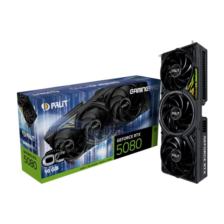 Palit GeForce RTX™ 5080 GamingPro OC V1 16GB GDDR7 Graphics Card