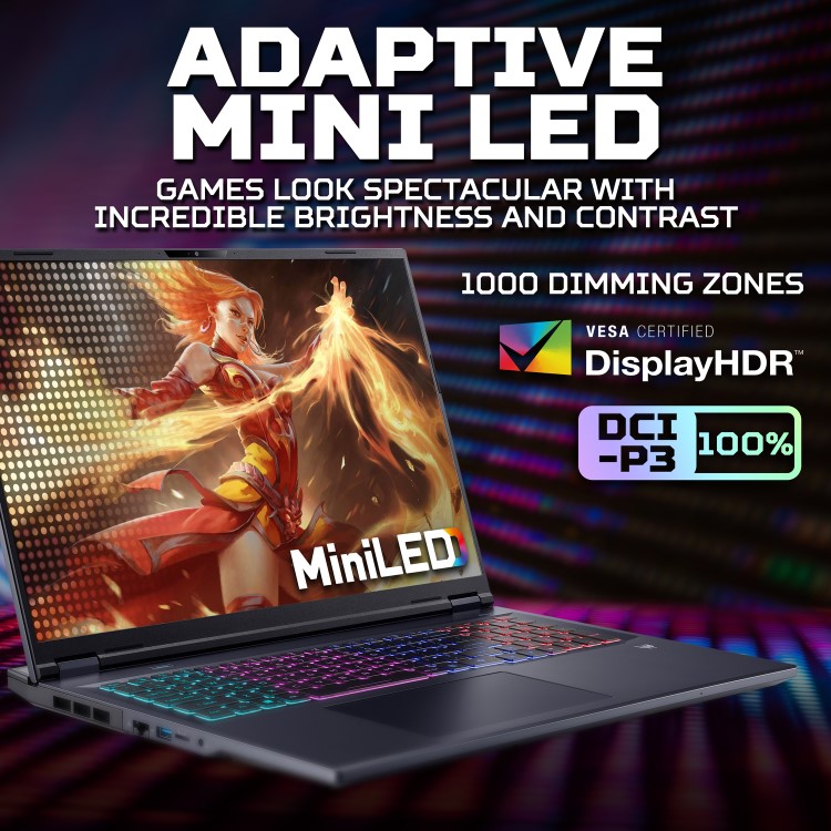 Acer Predator Helios Neo 18 AI  Intel Core Ultra 9 16GB RAM 1TB SSD RTX 5070 Ti 250Hz 18 Inch Windows 11 Gaming Laptop