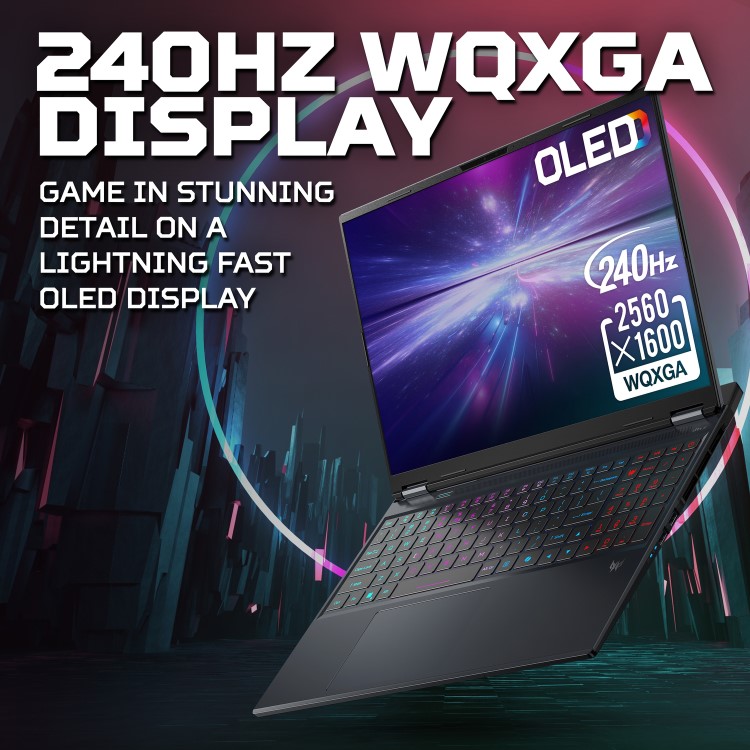 Acer Predator Helios Neo 16s Ai Intel Core Ultra 9 32GB RAM 1TB SSD GeForce RTX 5070 Ti 240Hz 16 Inch Windows 11 Laptop