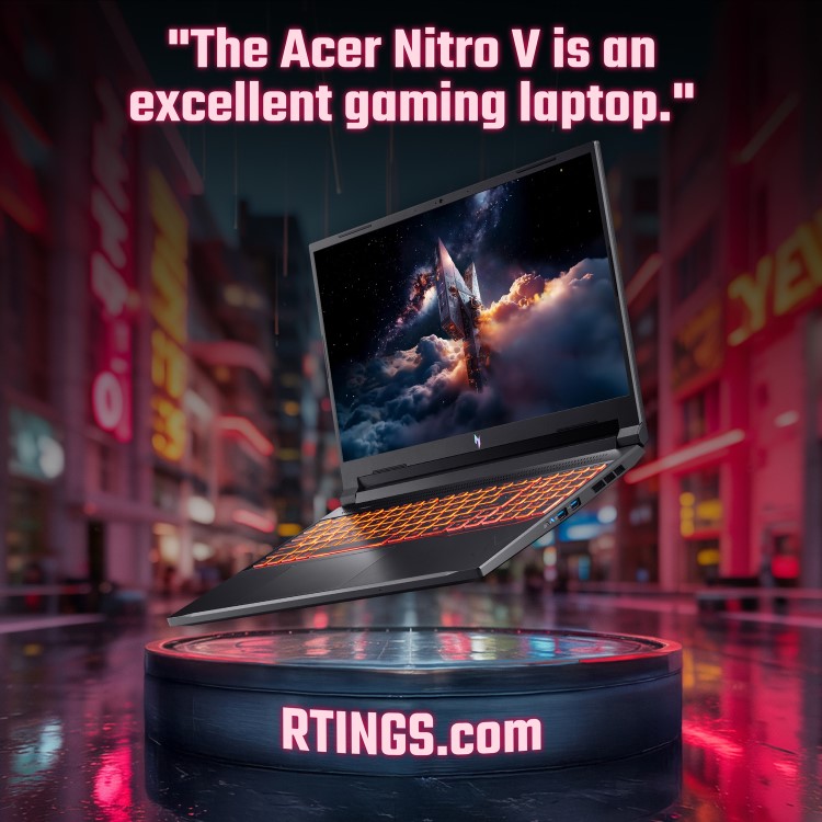 Refurbished Acer Nitro V AMD Ryzen 7 16GB RAM 1TB SSD 180Hz RTX 5070 16 Inch Windows 11 Gaming Laptop