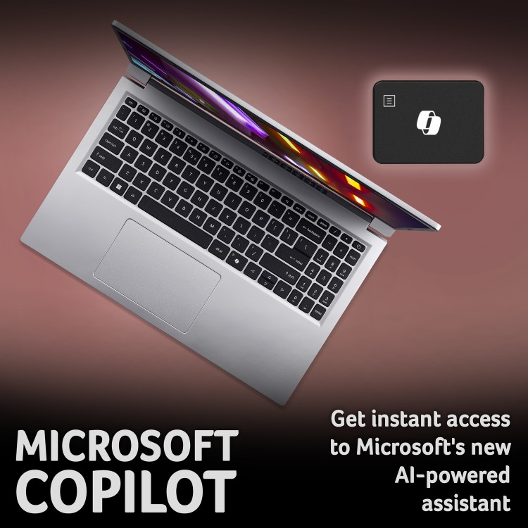 Acer Aspire Lite Intel N150 4GB RAM 128GB SSD 15.6 Inch Windows 11 Laptop