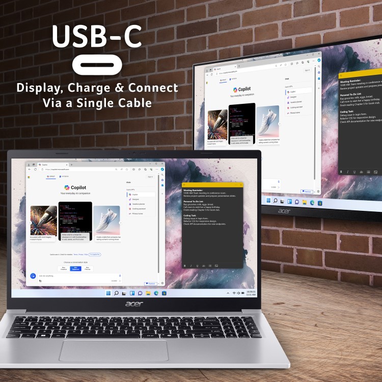 Acer Aspire Lite Intel N150 4GB RAM 128GB SSD 15.6 Inch Windows 11 Laptop