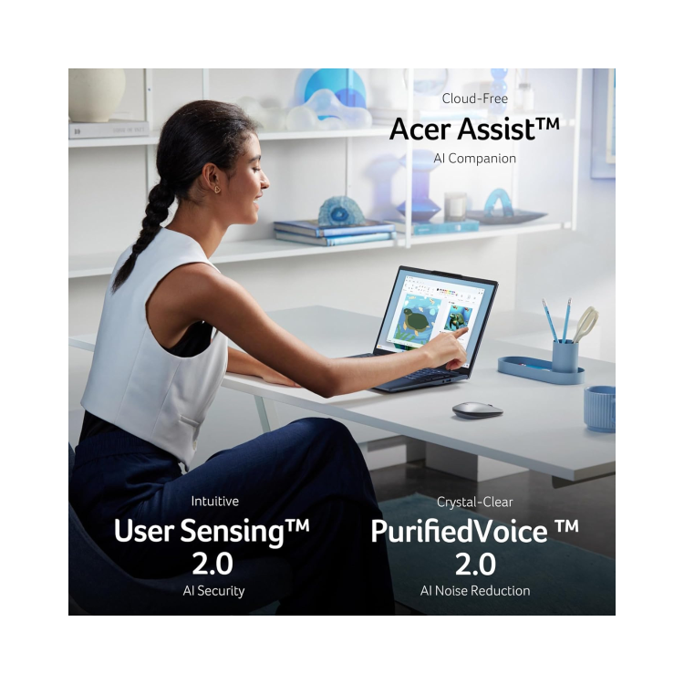 Acer Swift AI Intel Core Ultra 5 16GB RAM 1TB SSD 14 Inch Windows 11 Laptop