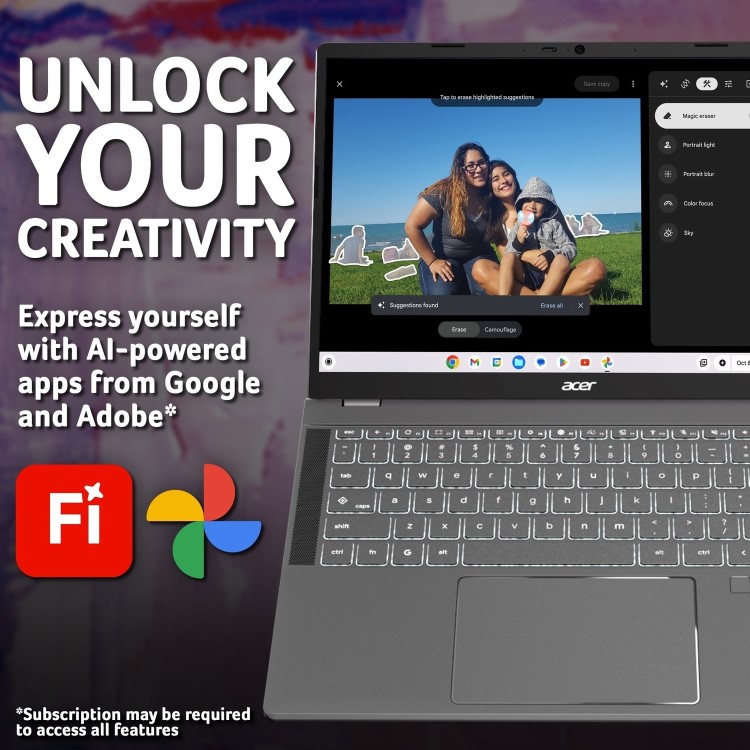 Acer Plus 514 Intel Core i3 8GB RAM 256GB eMMC 14 Inch Chromebook