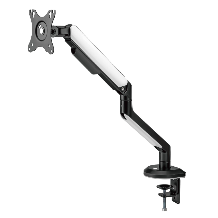 electriQ Gaming Single Monitor Arm with RGB Lighting