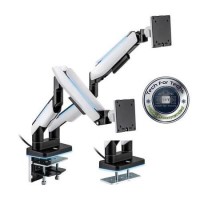 electriQ Premium Gaming Dual Monitor Arms with RGB