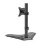 electriQ Single Free Standing Monitor Arm For Up to x1 32" Screen