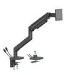 electriQ Single Premium Monitor Arm with USB A/C Ports For Up to x1 49" Screen