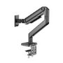 electriQ Single Premium Monitor Arm with USB A/C Ports For Up to x1 49" Screen