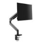 electriQ Single Premium Monitor Arm with USB A/C Ports For Up to x1 49" Screen