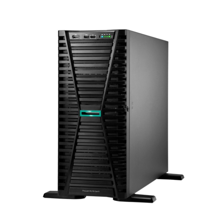 HPE ProLiant ML110 Gen11 Intel Xeon Bronze 3508U 2.2GHz 8c 32GB RAM 2x2TB HDD 4.5U Tower Server