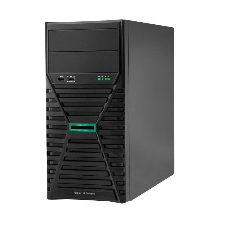 HPE ProLiant ML30 Gen11 Intel Xeon E-2434 4C 3.40GHz 12MB 32GB DDR5 2x 960GB SSD Hot Plug 3.5in LFF 