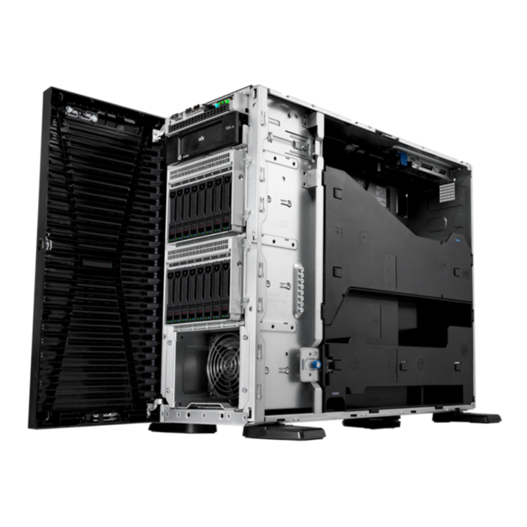 HPE ProLiant ML110 Gen11 Intel Xeon Silver 4510 2.4GHz 12c 32GB RAM 2x4TB HDD 4.5U Tower Server