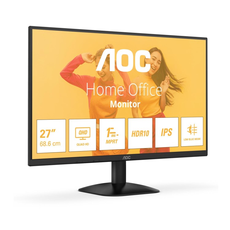 AOC Q27B35E 27" IPS QHD 1ms HDR10 Low Blue Light Monitor