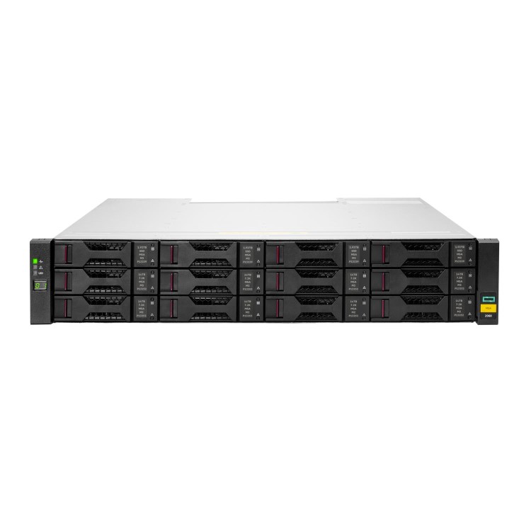 HPE Modular Smart Array 2060 12Gb SAS LFF Storage - Hard drive array - 0 TB - 12 bays SAS-3 - SAS 12Gb/s external - rack-mountable - 2U