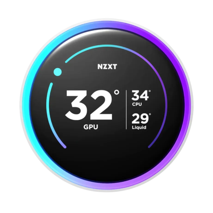 NZXT Kraken 240 Elite V2 RGB 240mm 2400rpm AIO Liquid CPU Cooler