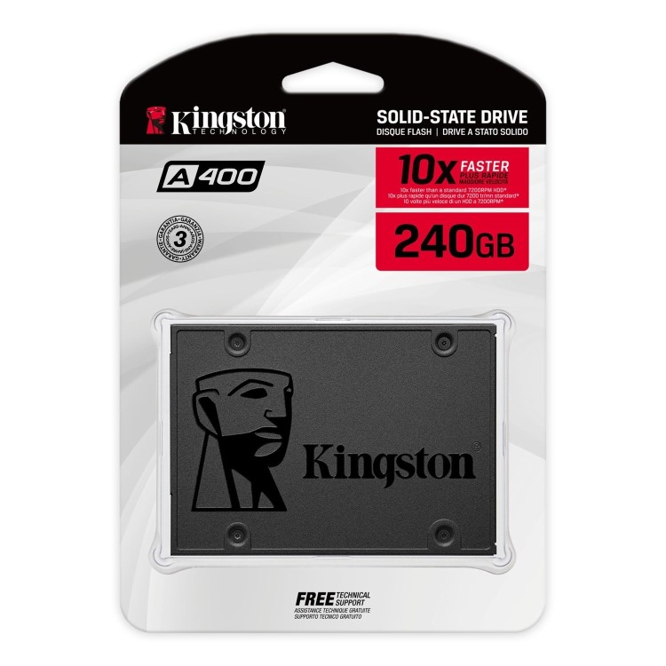 Kingston A400 240GB 2.5 Inch SATA Internal SSD