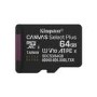 Kingston Canvas Select Plus 64GB microSDXC UHS-I Memory Card + microSD to SD adapter