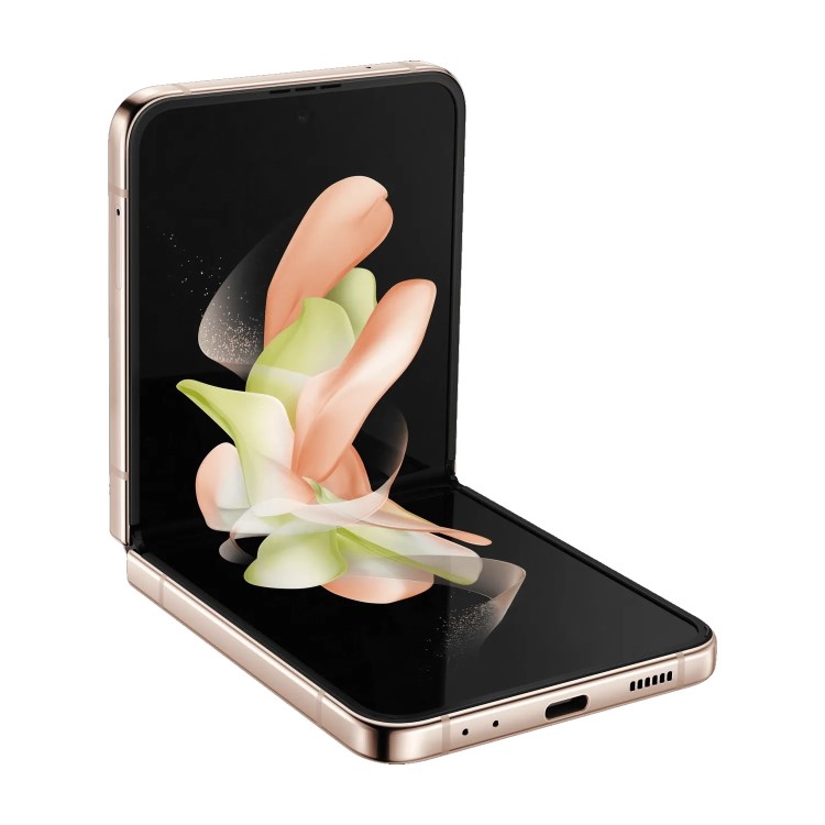Refurbished Samsung Galaxy Z Flip4 Pink Gold 6.7" 256GB 5G Unlocked & SIM Free Smartphone