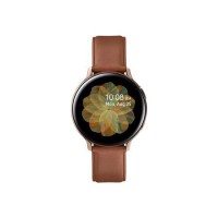 GRADE A1 - Samsung Galaxy Watch Active2 4G 44mm - Gold w/ Brown Leather Band