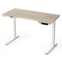 Light Wood Smart Height Adjustable Desk