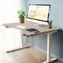 Light Wood Smart Height Adjustable Desk