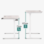 Light Wood Smart Height Adjustable Desk