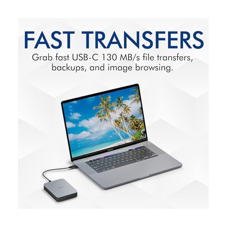 Seagate Lacie Mobile Drive 2TB USB 3.0 External SSD